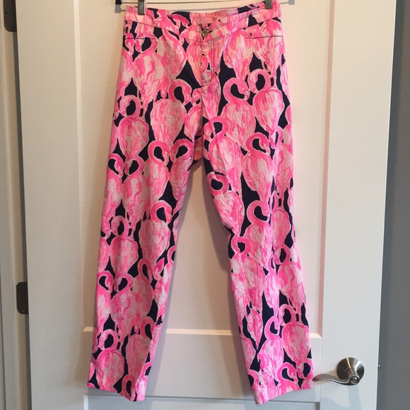 Lilly Pulitzer Pants - Lilly Pulitzer Flamingo Pants